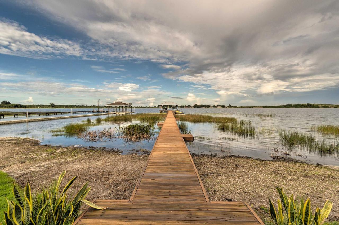 Waterfront Lake Placid Home With Dock And Fire Pit Exterior foto