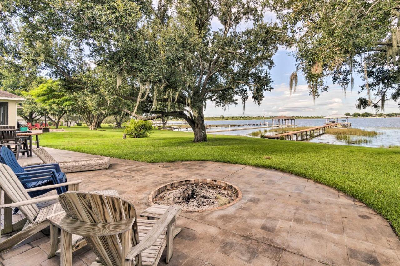 Waterfront Lake Placid Home With Dock And Fire Pit Exterior foto